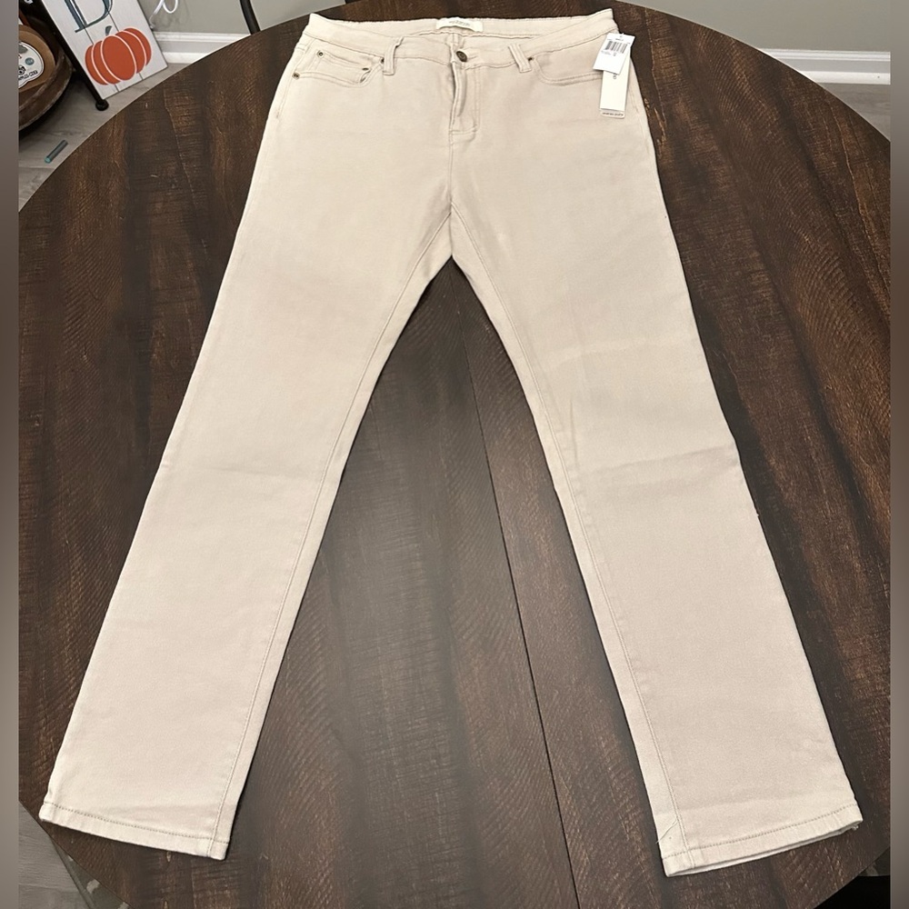 NWT Workshop Andrea Jovine Women’s Beige Pants-Size 12
